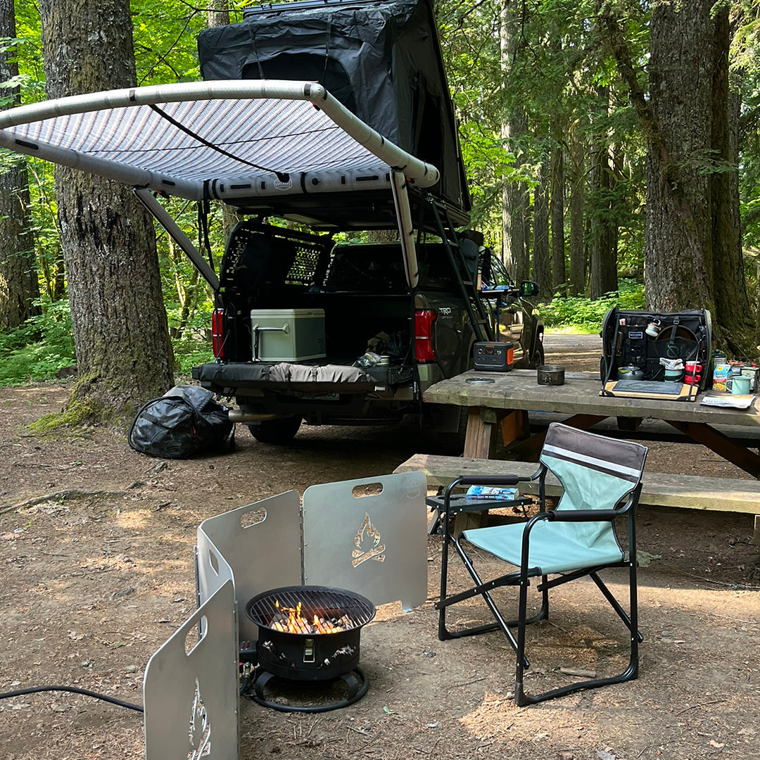 AirHaven 40 set up at camp