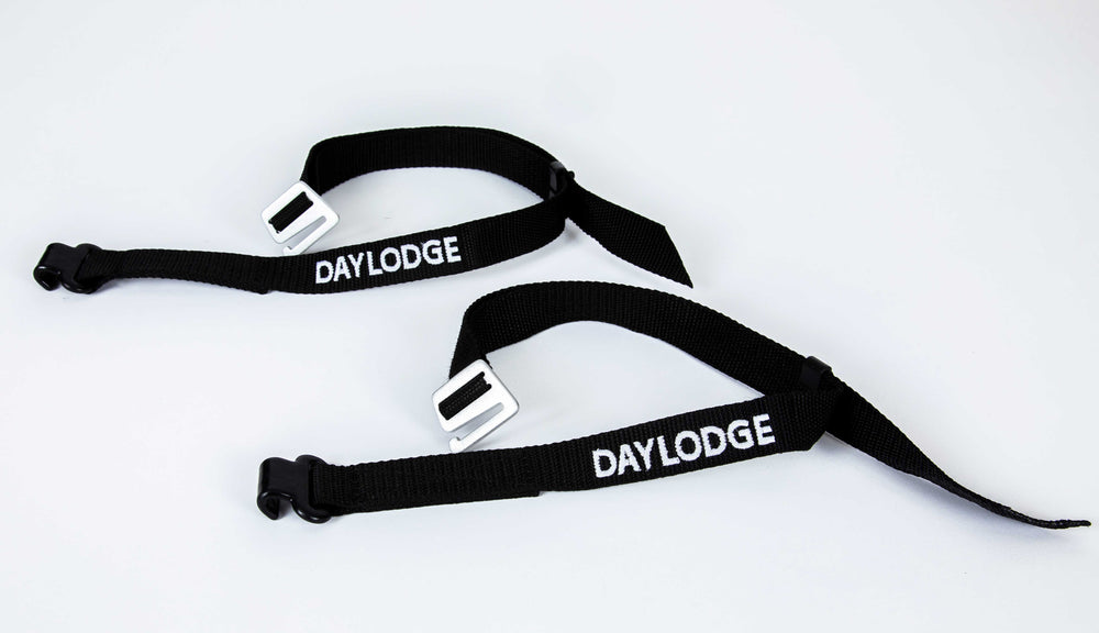 Vinyl-coated flat-hook to G-hook straps