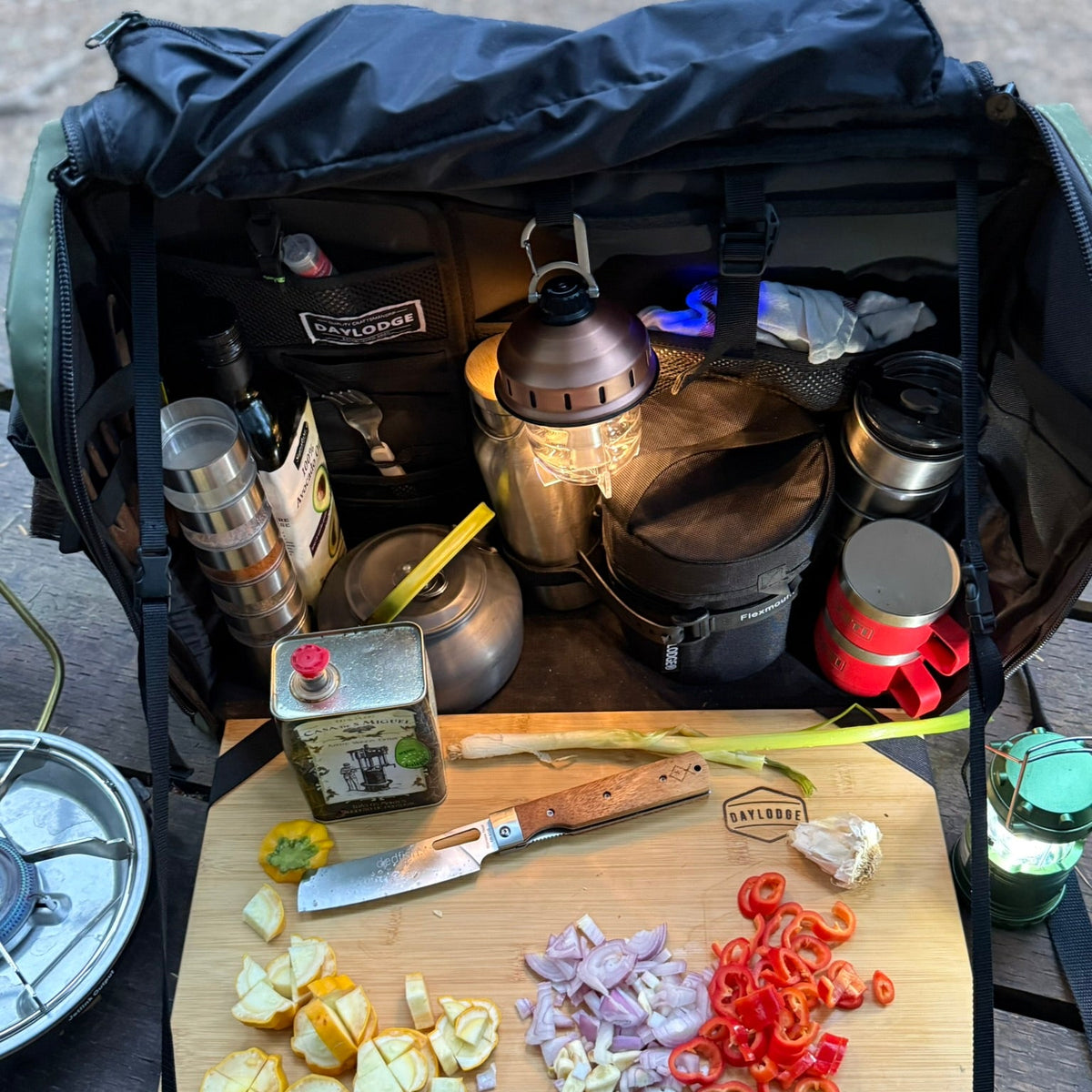 Workspace Camp Kitchen set up at camp