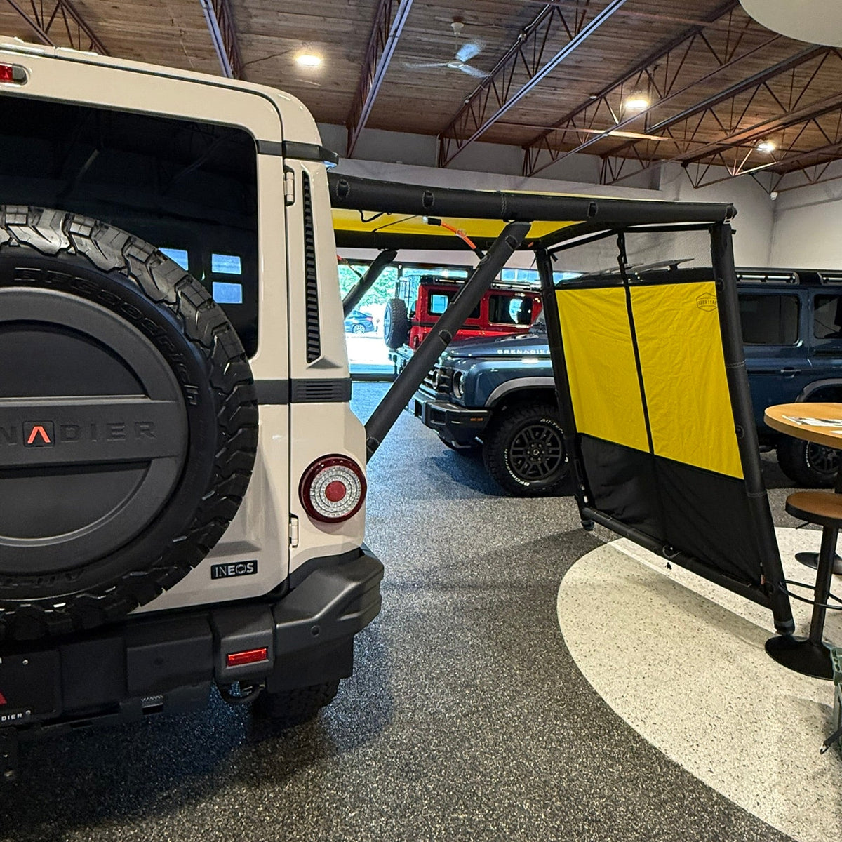 AirHaven 30 Annex Wall set up