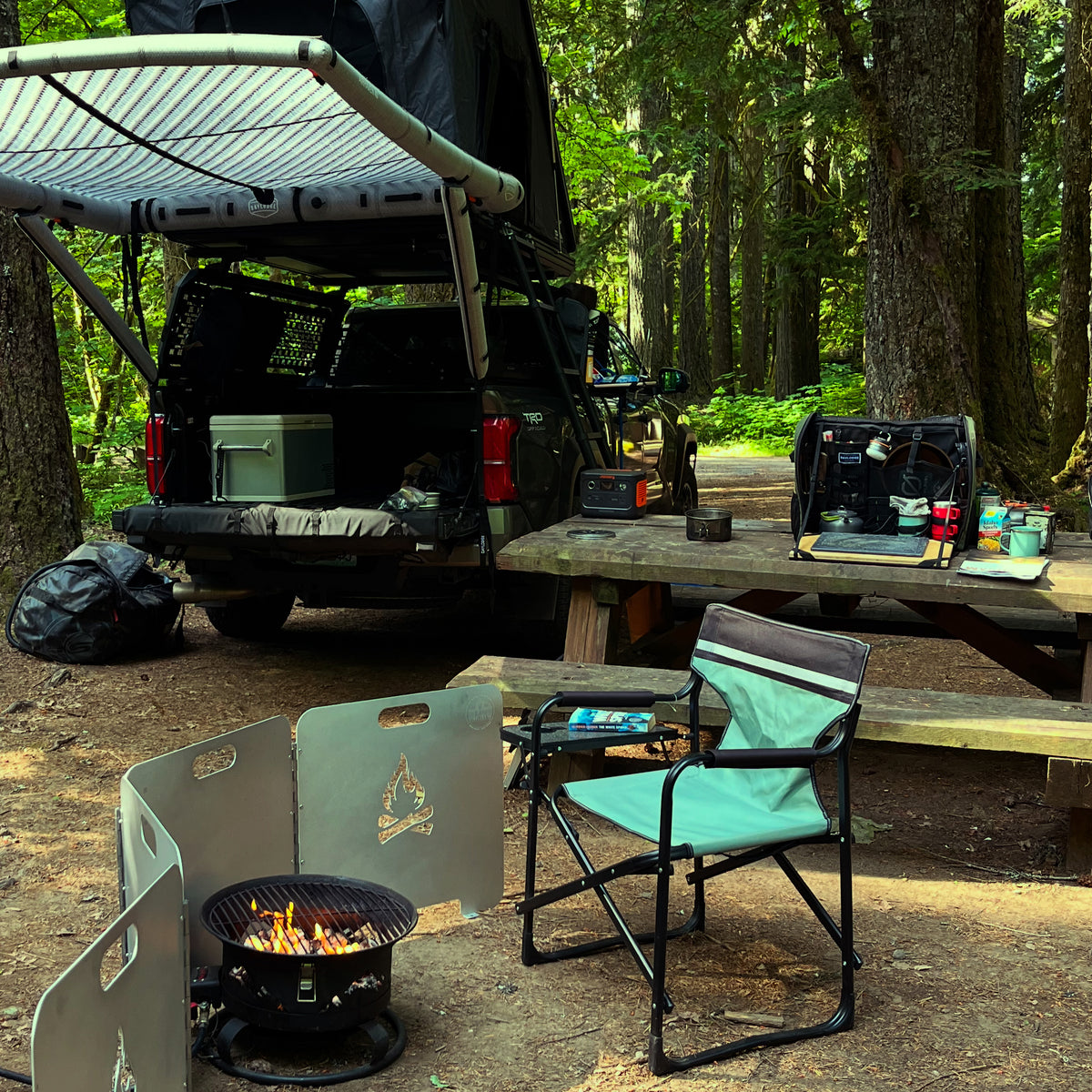 aire de camping car chusclan AirHaven 40 — Vehicle Shelter System for trucks and vans