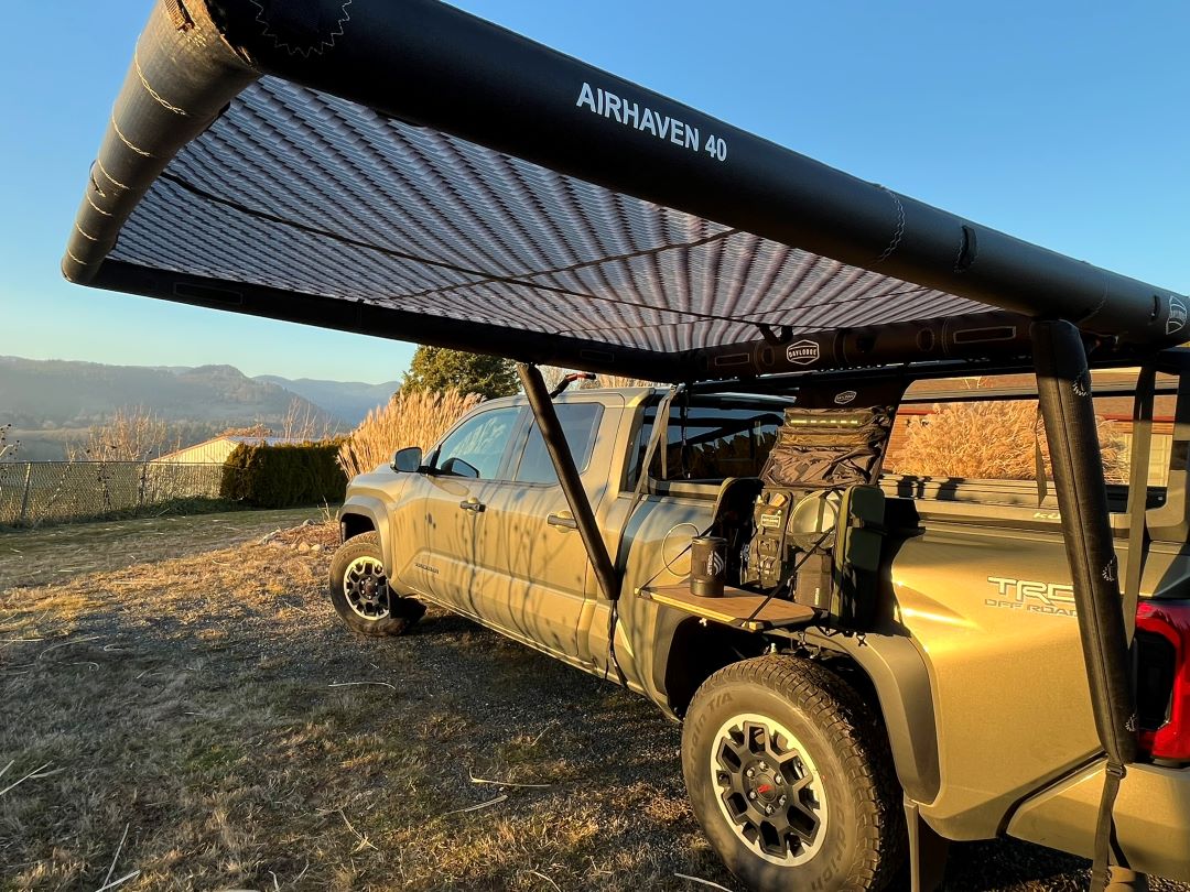 Toytota Tacoma Inflatable vehicle awning 