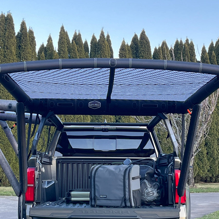 Shade over the tailgate