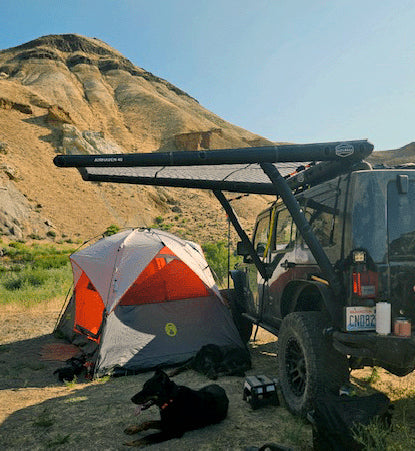 aire de camping car chusclan AirHaven 40 — Vehicle Shelter System for trucks and vans