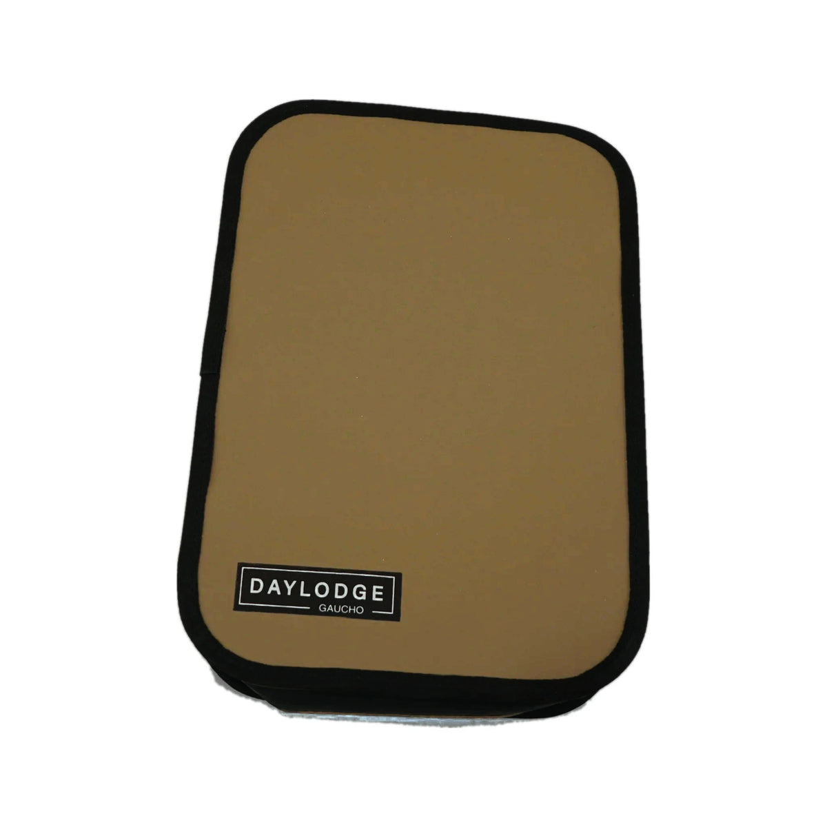Gaucho field kitchen case in Khaki Brown, closed, on white