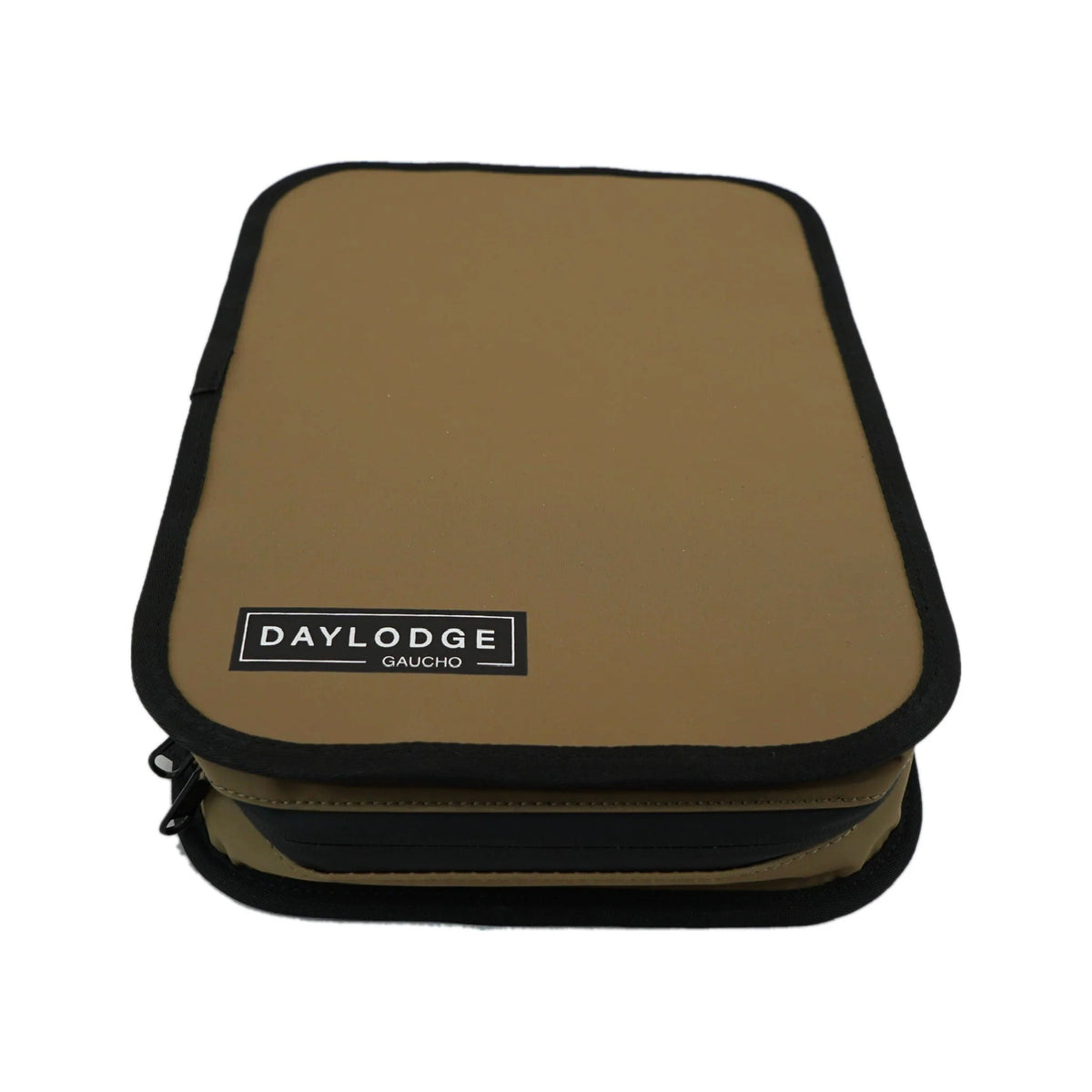 Gaucho field kitchen case in Khaki Brown, closed, front view