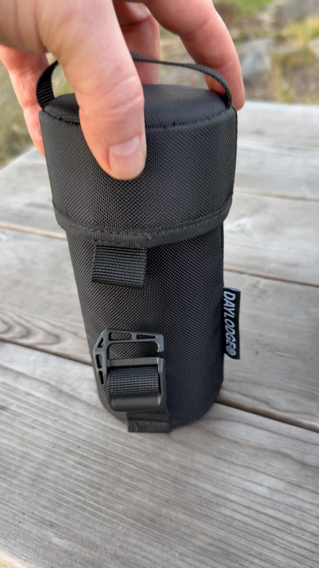 Stash 16 dry storage carried by its top handle