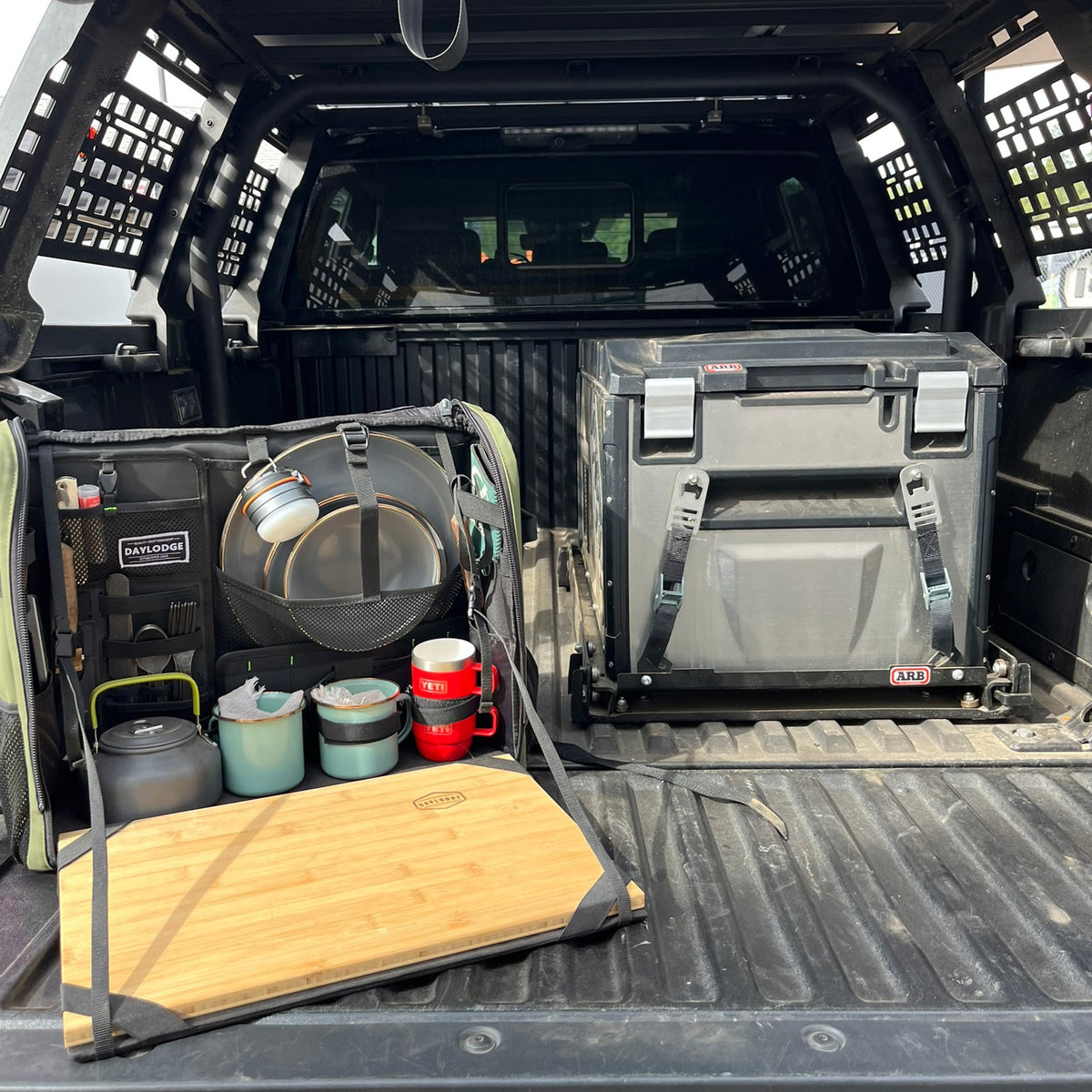 Workspace Camp Kitchen on a Toyota 4Runner